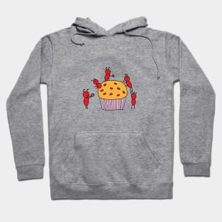 funny red ants working together Hoodie